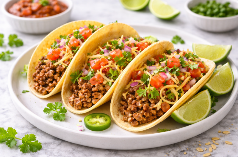 🌮 Gluten-Free Tacos with Corn Tortillas