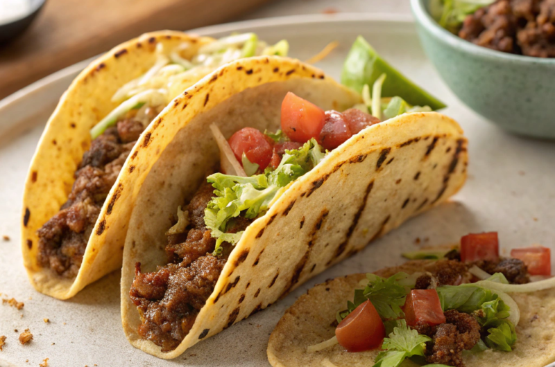 🌮 Gluten-Free Tacos with Corn Tortillas